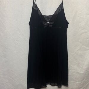 Victoria’s Secret Black Lace Y2K Slip Dress – Size L